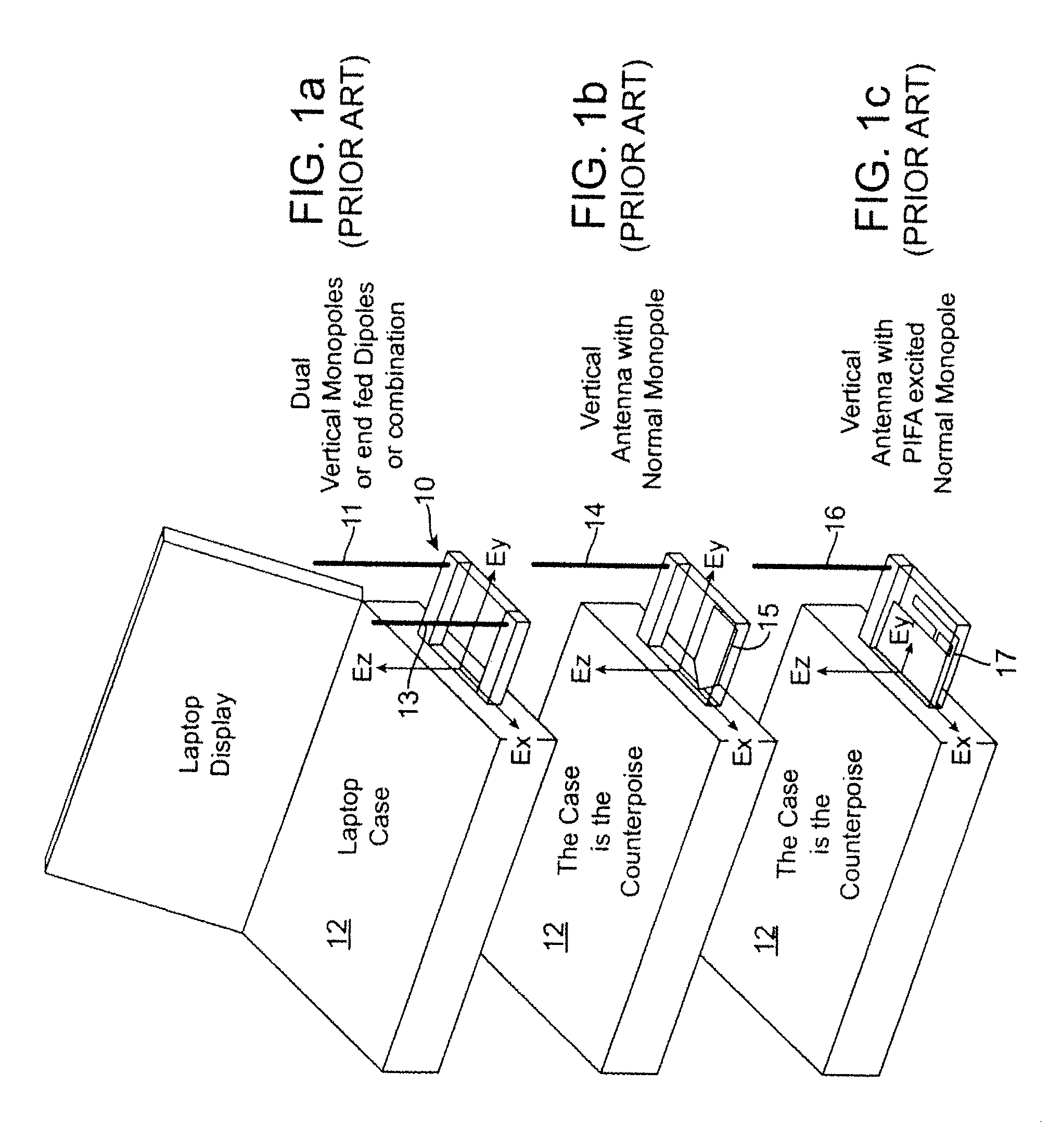 Antenna Configurations for Compact Device Wireless Communication