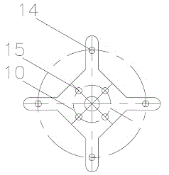 End executor of potted vegetable seedling supply mechanical hand