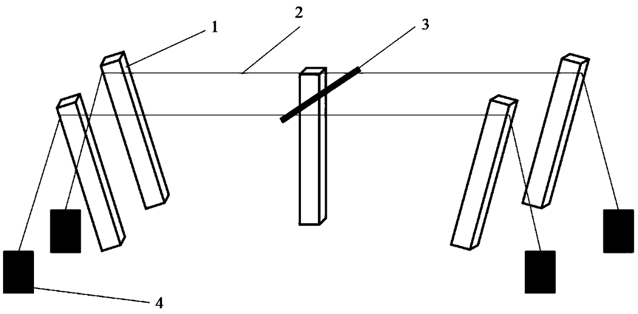 Double-row high-density cultivation method of pitaya