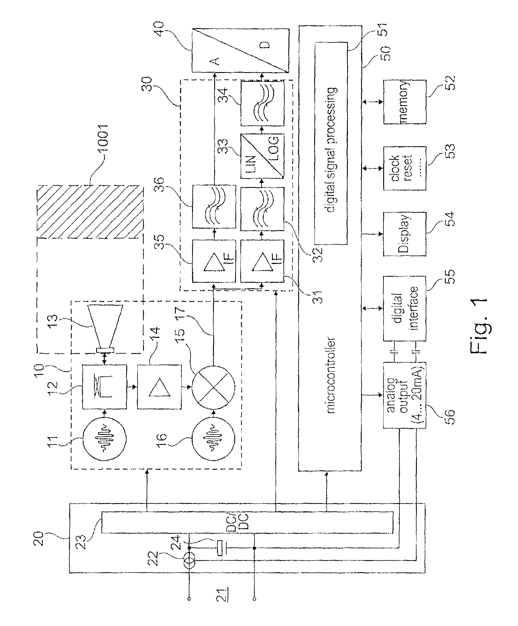 Paired ZF sampling for pulse running time filling level sensor