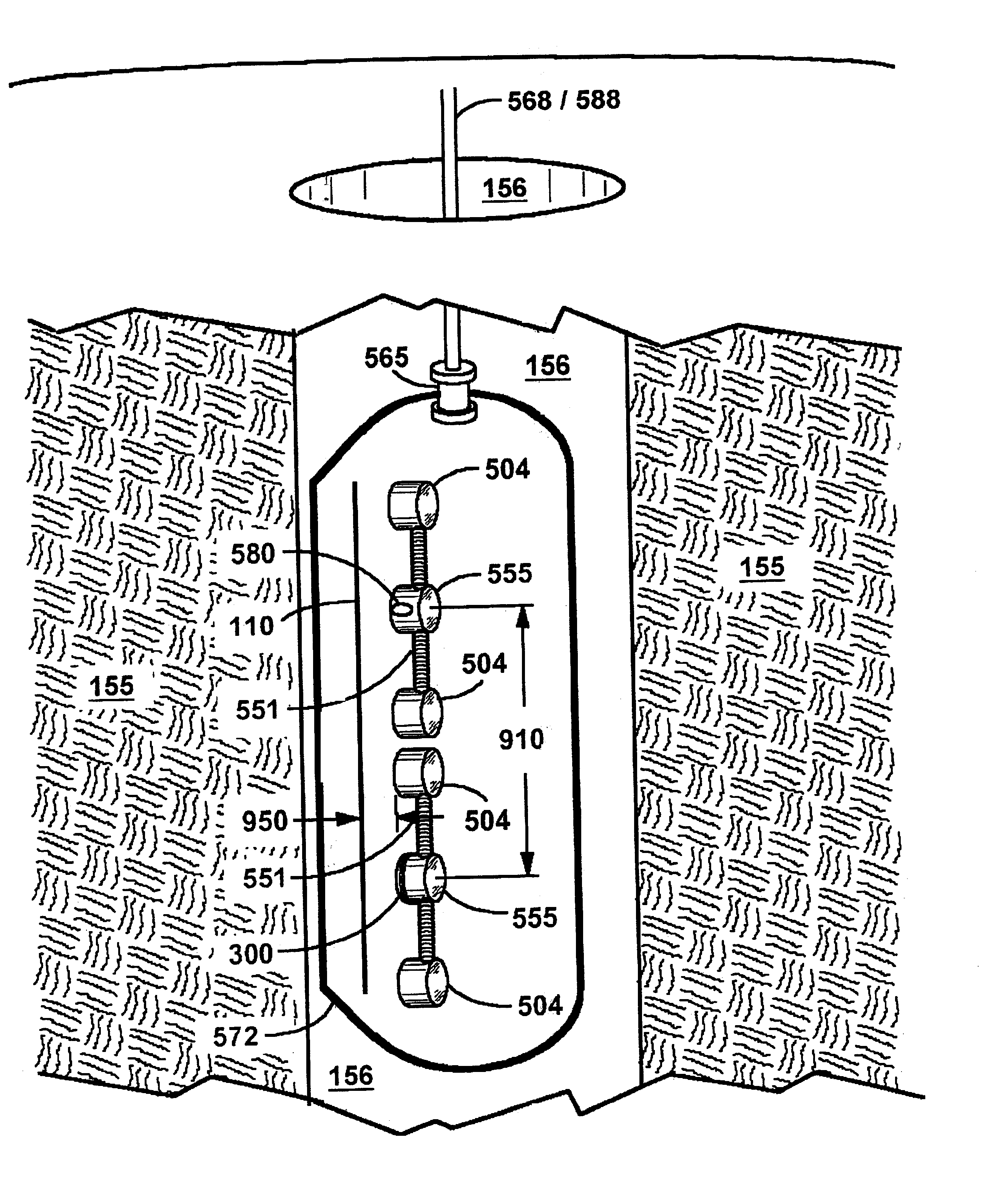 Measurement of subterranean lithology using electromagnetic energy