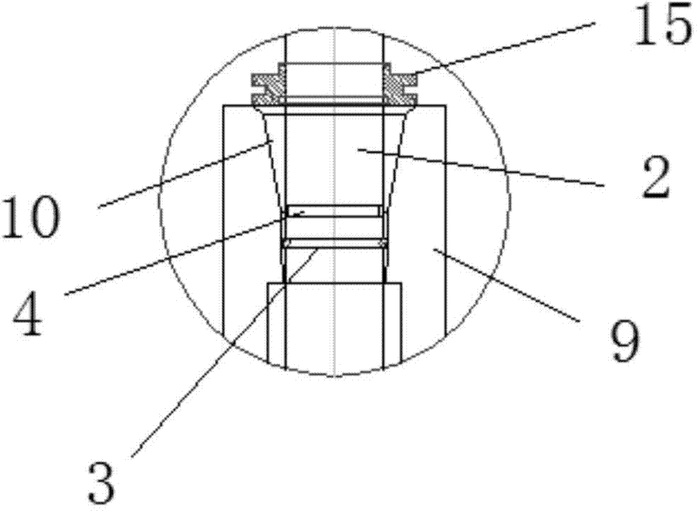 Retainer ring press-fitting device and retainer ring press-fitting method for rack shaft of pinion-and-rack type hydraulic steering gear