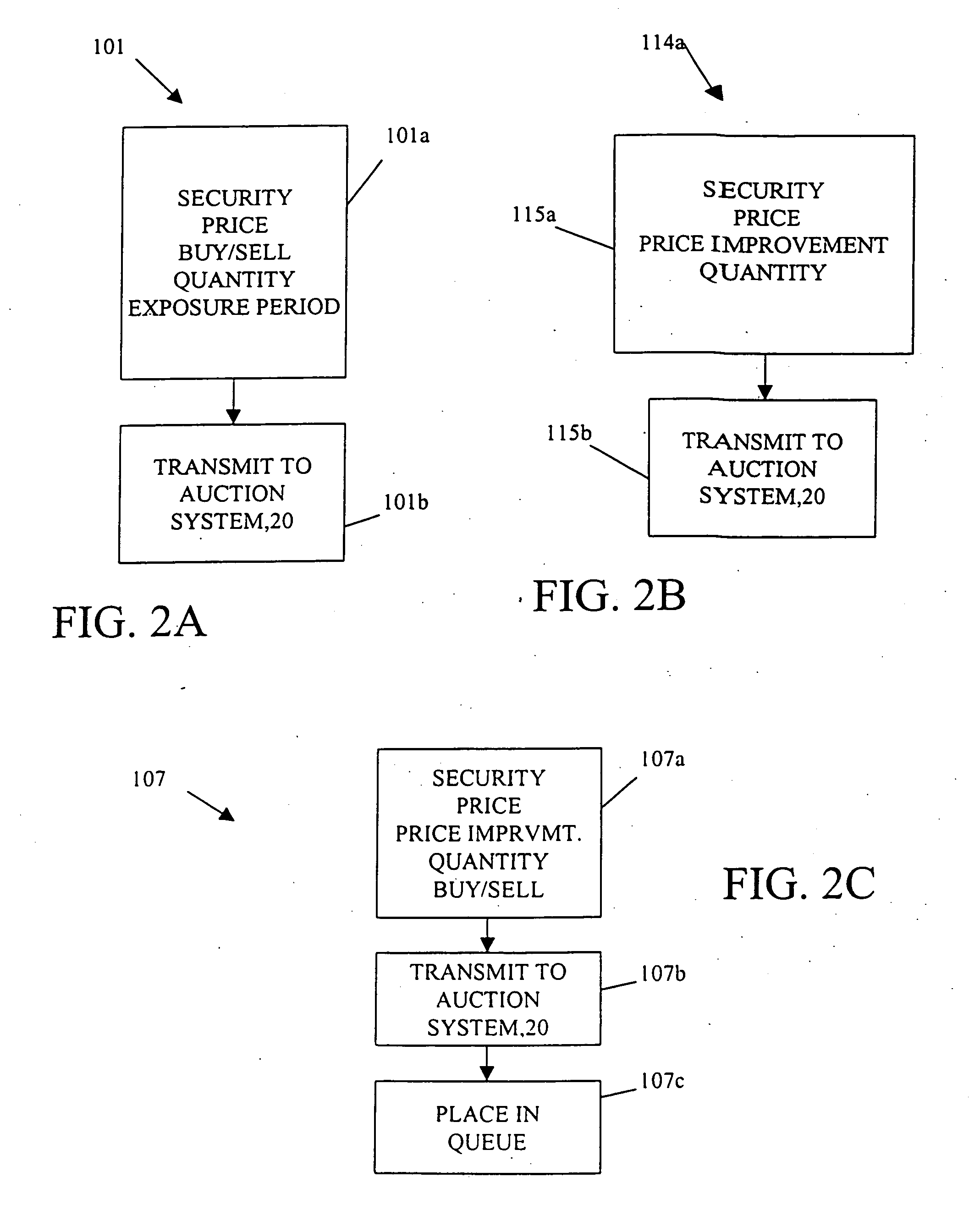 Opening price process for trading system