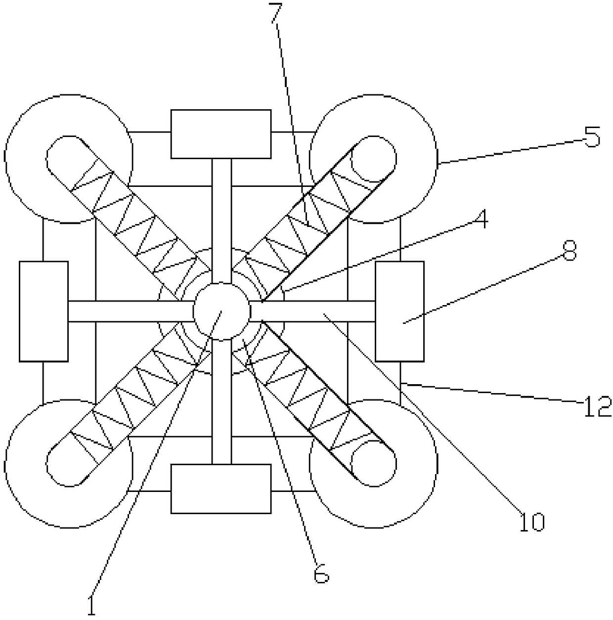 Ice-resistant structure of single column foundation