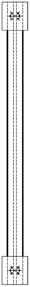 Assembly type steel structure self-return module based on slotting steel plate shear wall energy consumption