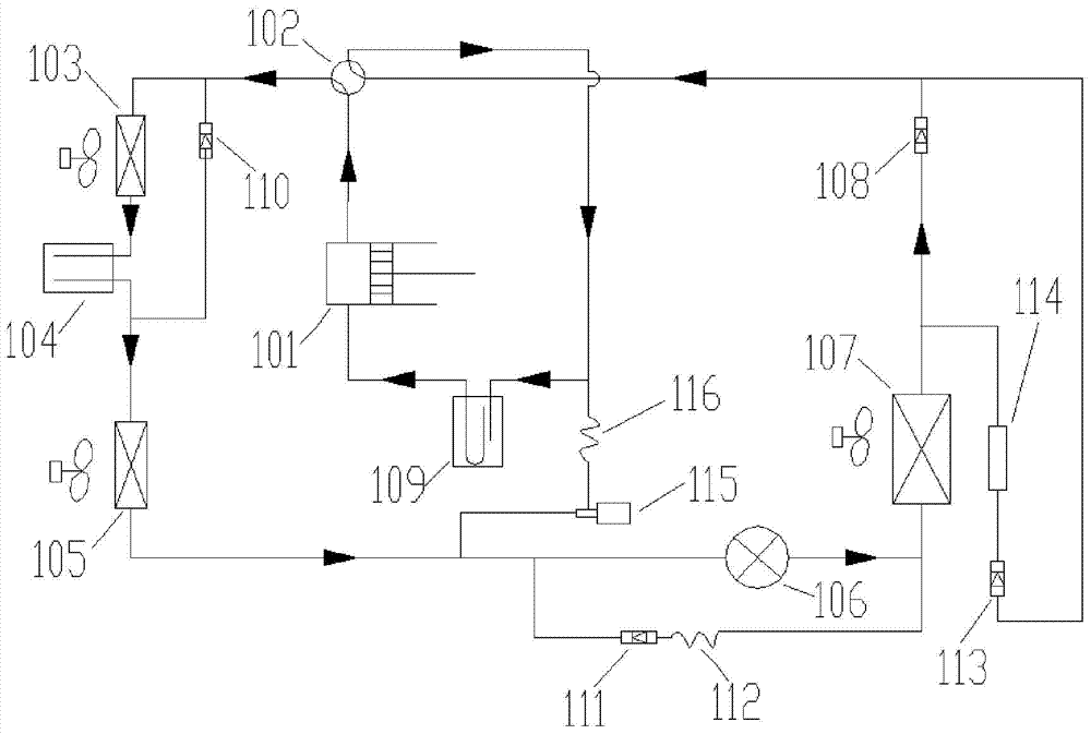 A kind of refrigerated truck and its refrigeration system