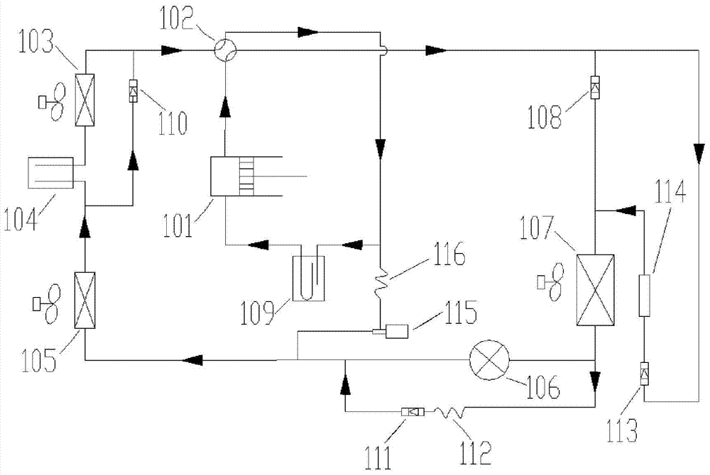 A kind of refrigerated truck and its refrigeration system