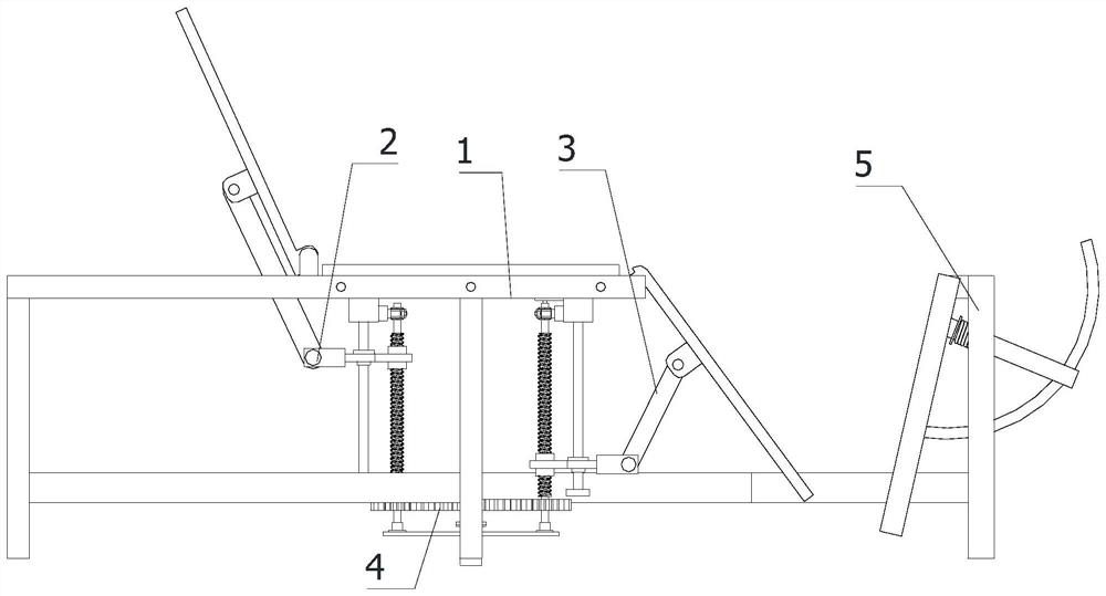 A method of using an auxiliary device for getting out of bed for a patient after an operation