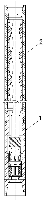 Screw excited hydraulic harmonic high-power enhancement vibrator