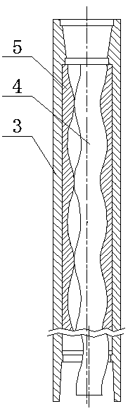 Screw excited hydraulic harmonic high-power enhancement vibrator