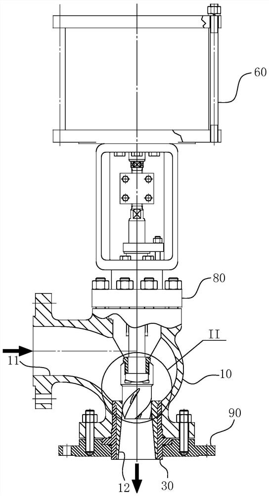 A spool spin passive control type solid-containing multiphase flow control valve