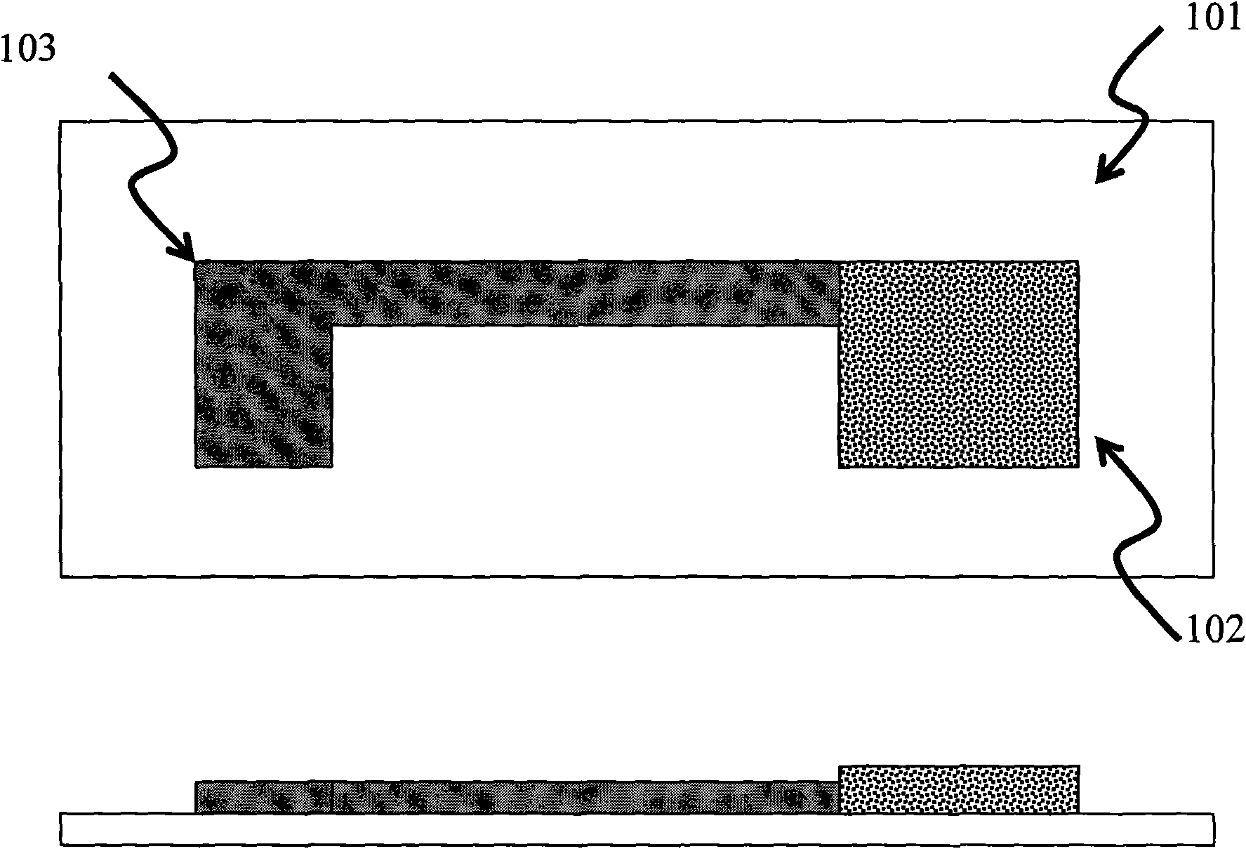 Enzyme bioelectrochemical sensing chip and preparation method thereof