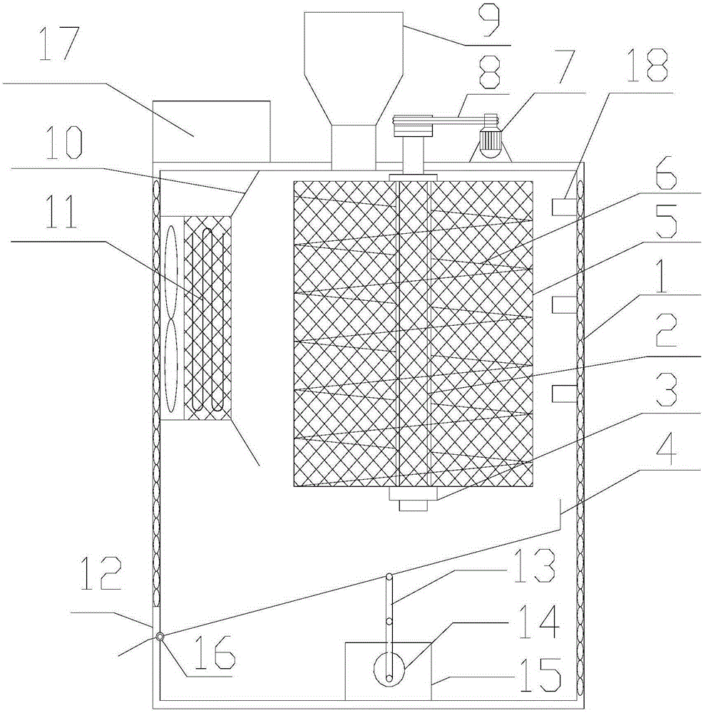 Efficient spiral type capsule drying device