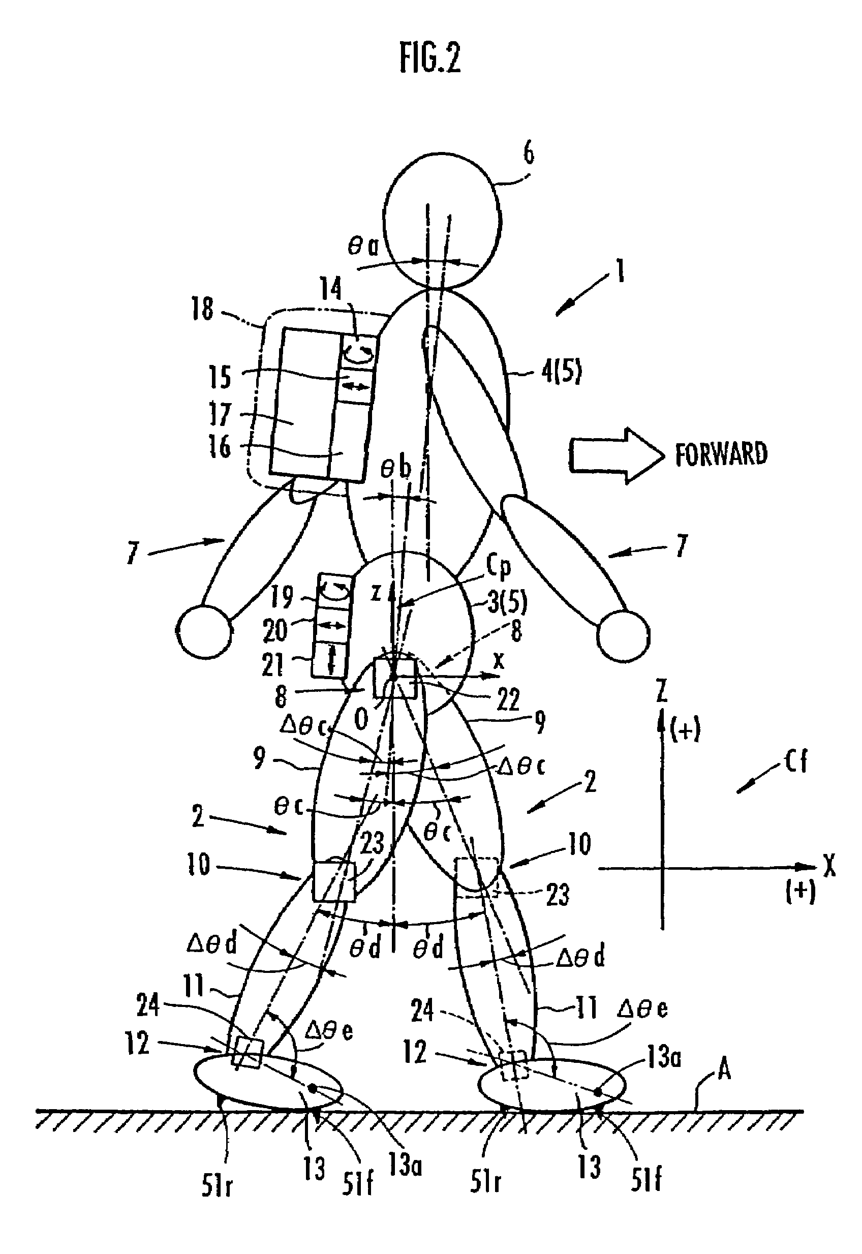 Method of assuming acting point of floor reaction force to biped walking mobile body and method of assuming joint moment of biped walking mobile body