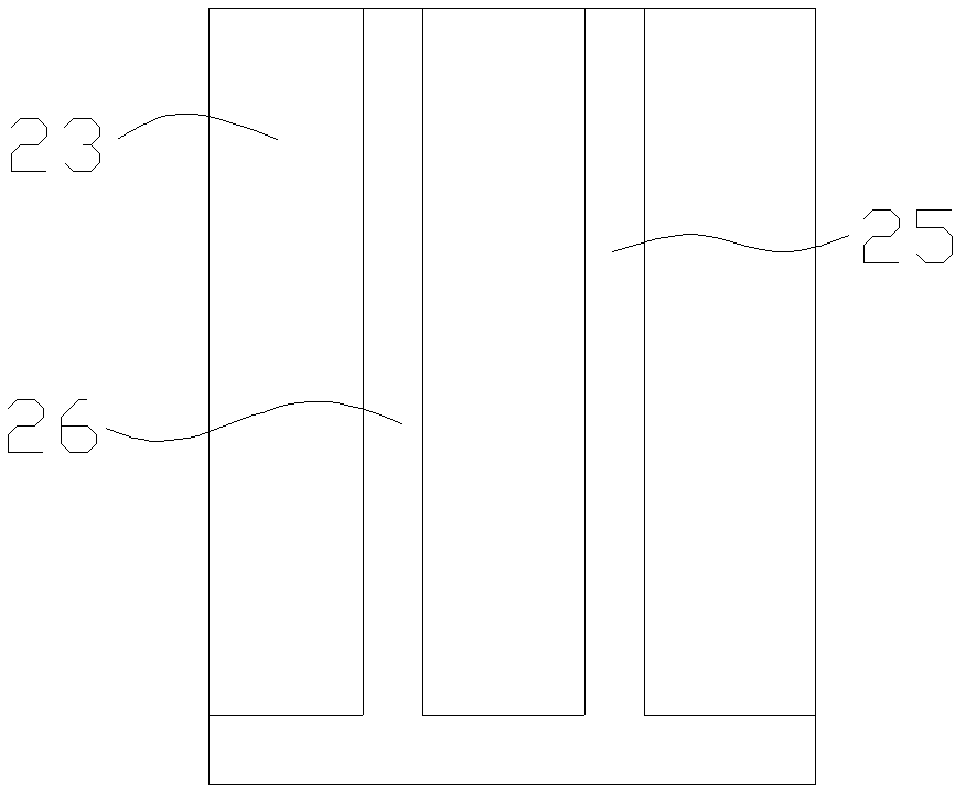 Water column for river drainage and drainage method