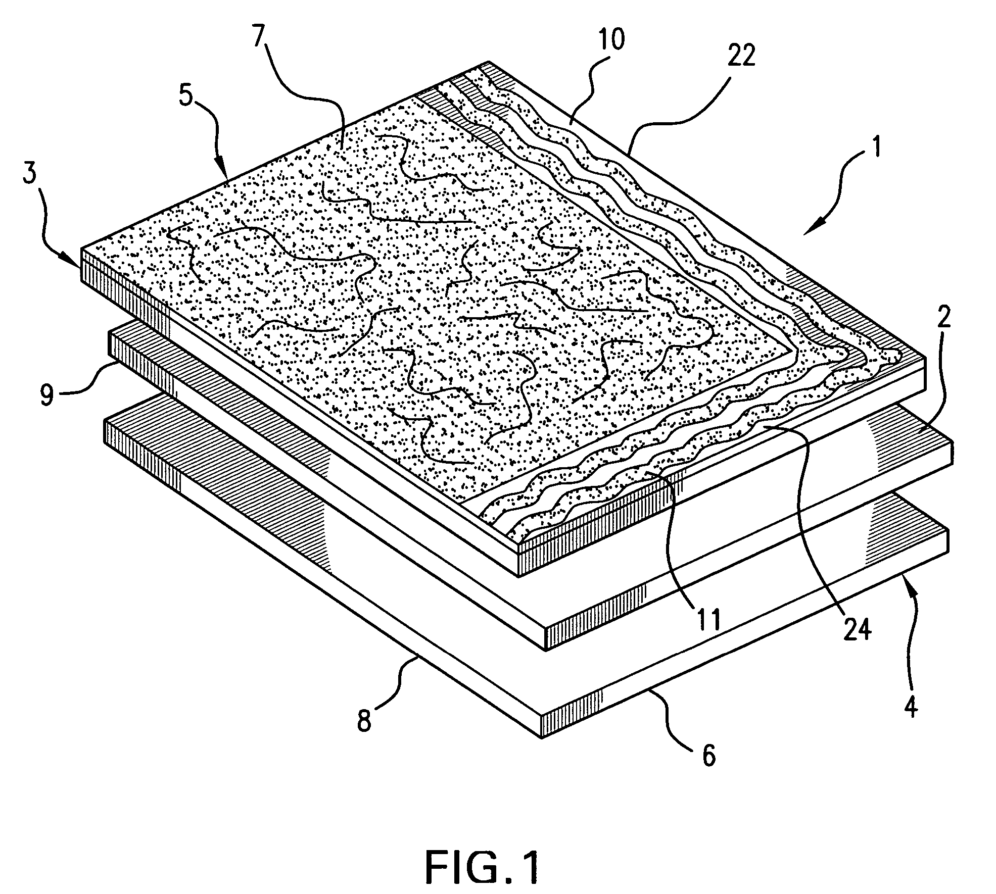 Self-adhesive ventilating waterproofing membrane