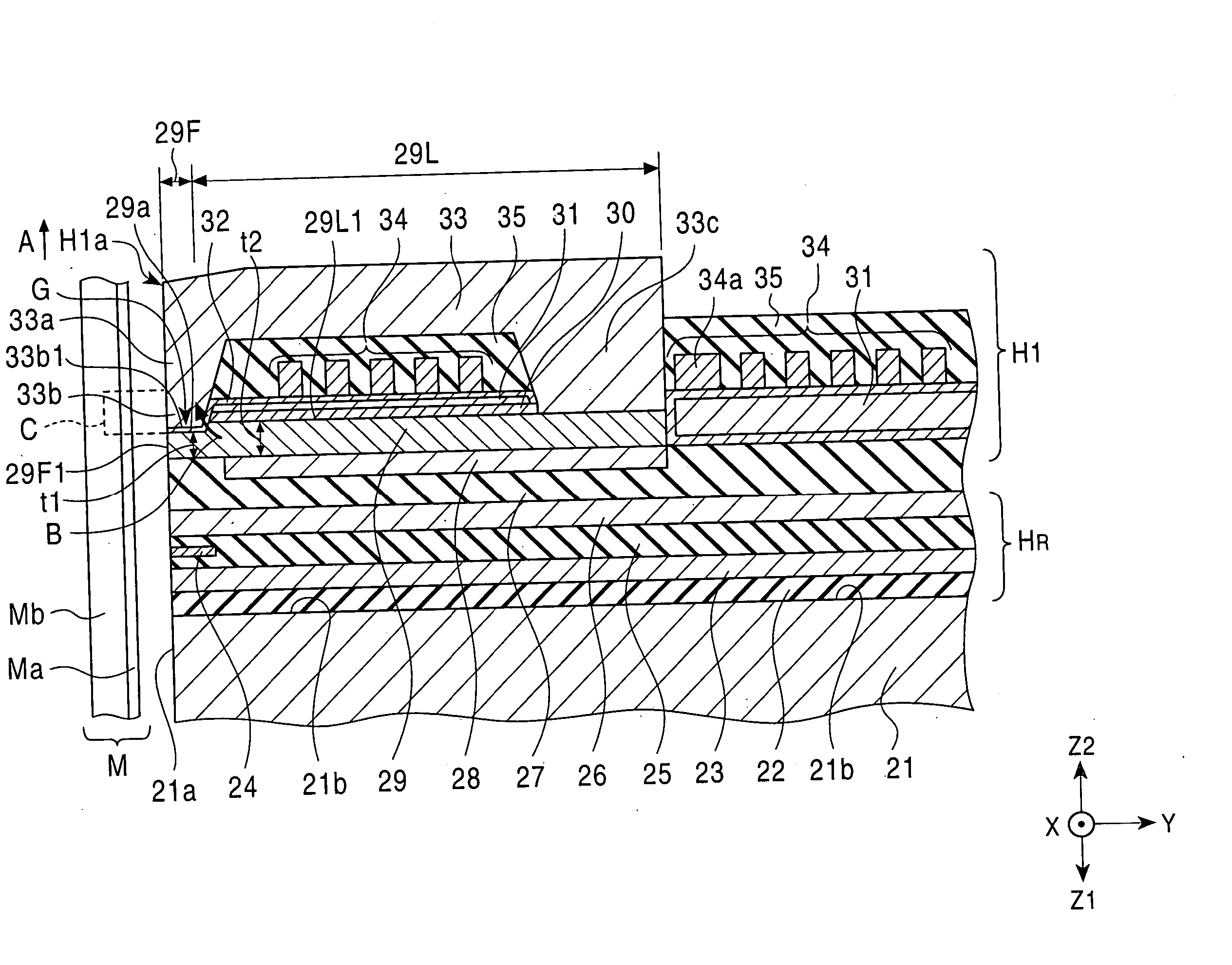 Perpendicular magnetic recording head and method for manufacturing the same