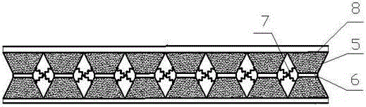 An offshore platform bulkhead structure with anti-explosion, fire prevention, insulation and noise reduction