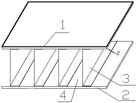 An offshore platform bulkhead structure with anti-explosion, fire prevention, insulation and noise reduction