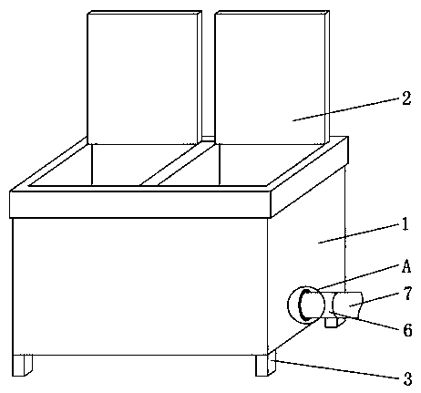 Connecting mechanism of drainage pipe of dish washing machine