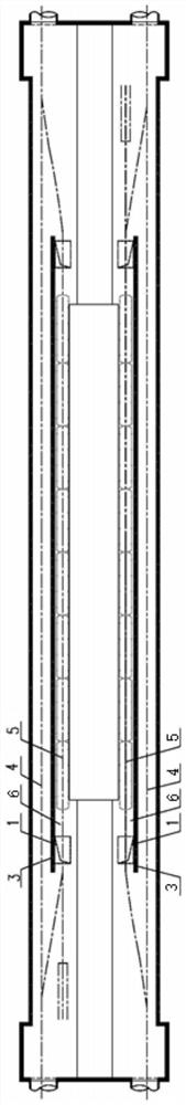 Tunnel ventilation system for pressure relief of underground overpass station of rail transit