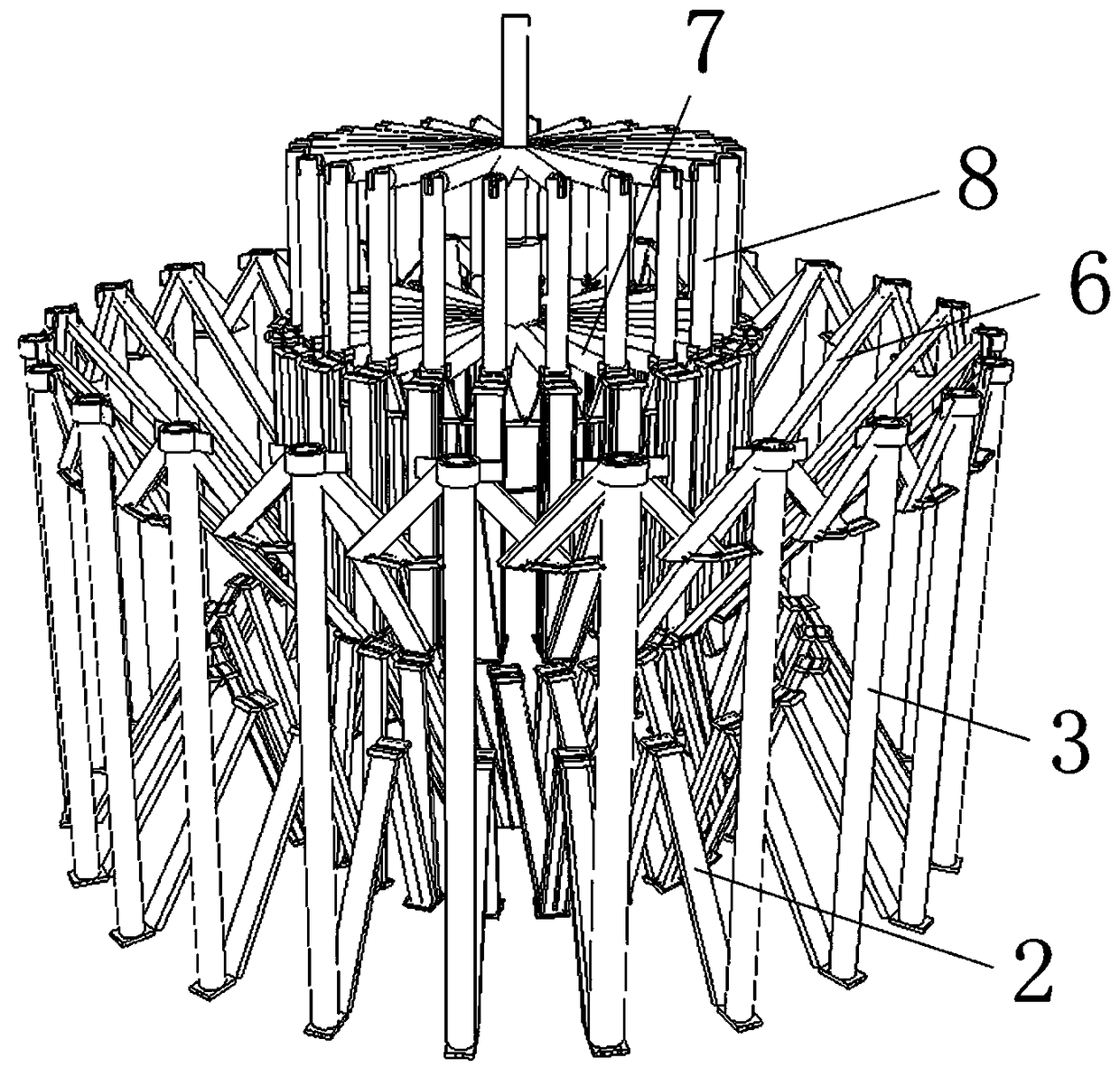 Folding-type yurt