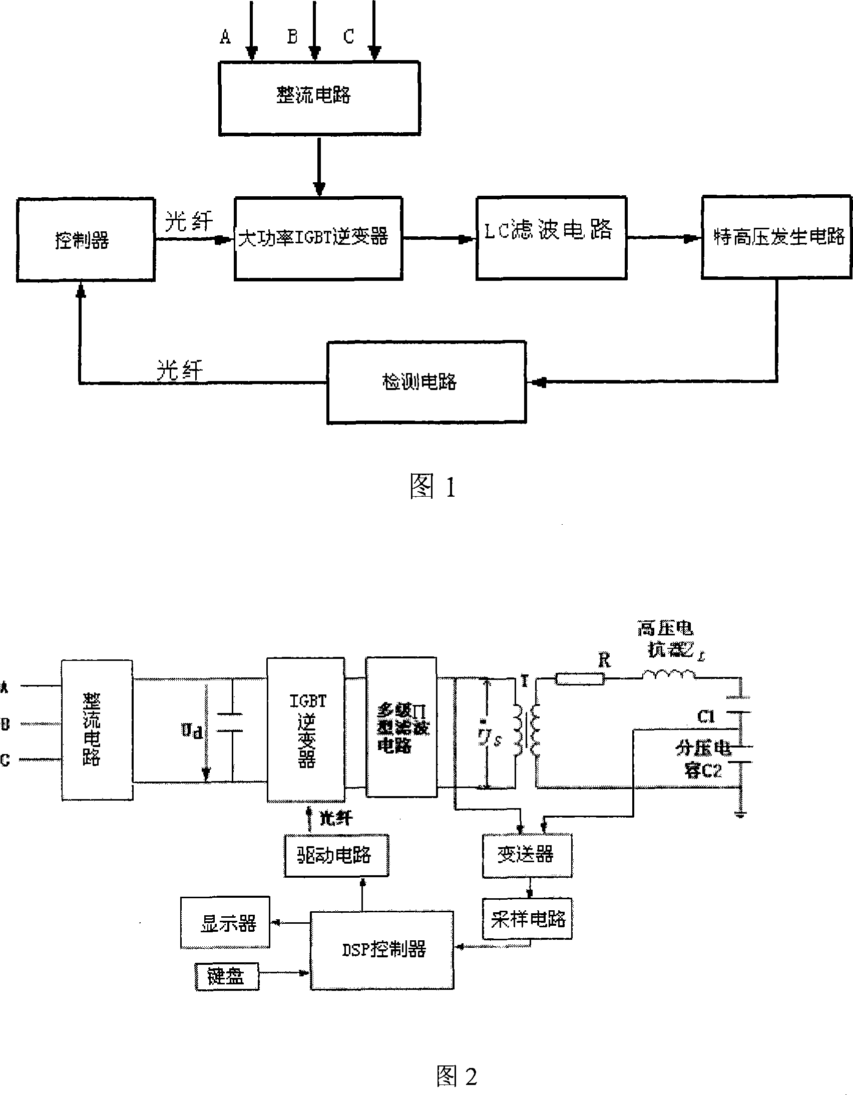 Ultra-high frequency adjusting harmonic vibration testing power based on high power IGBT