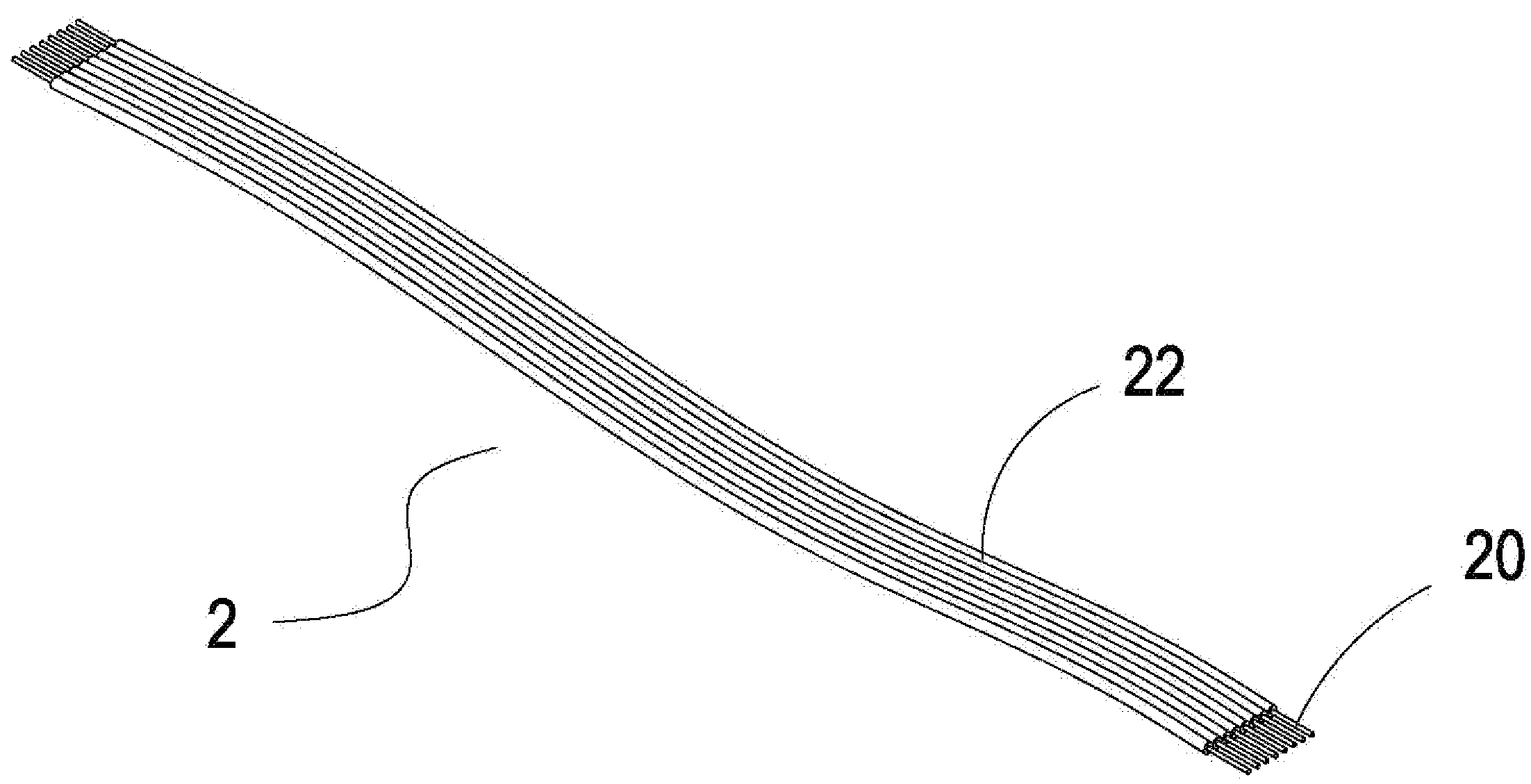 Anti-electromagnetic-interference signal transmission flat cable