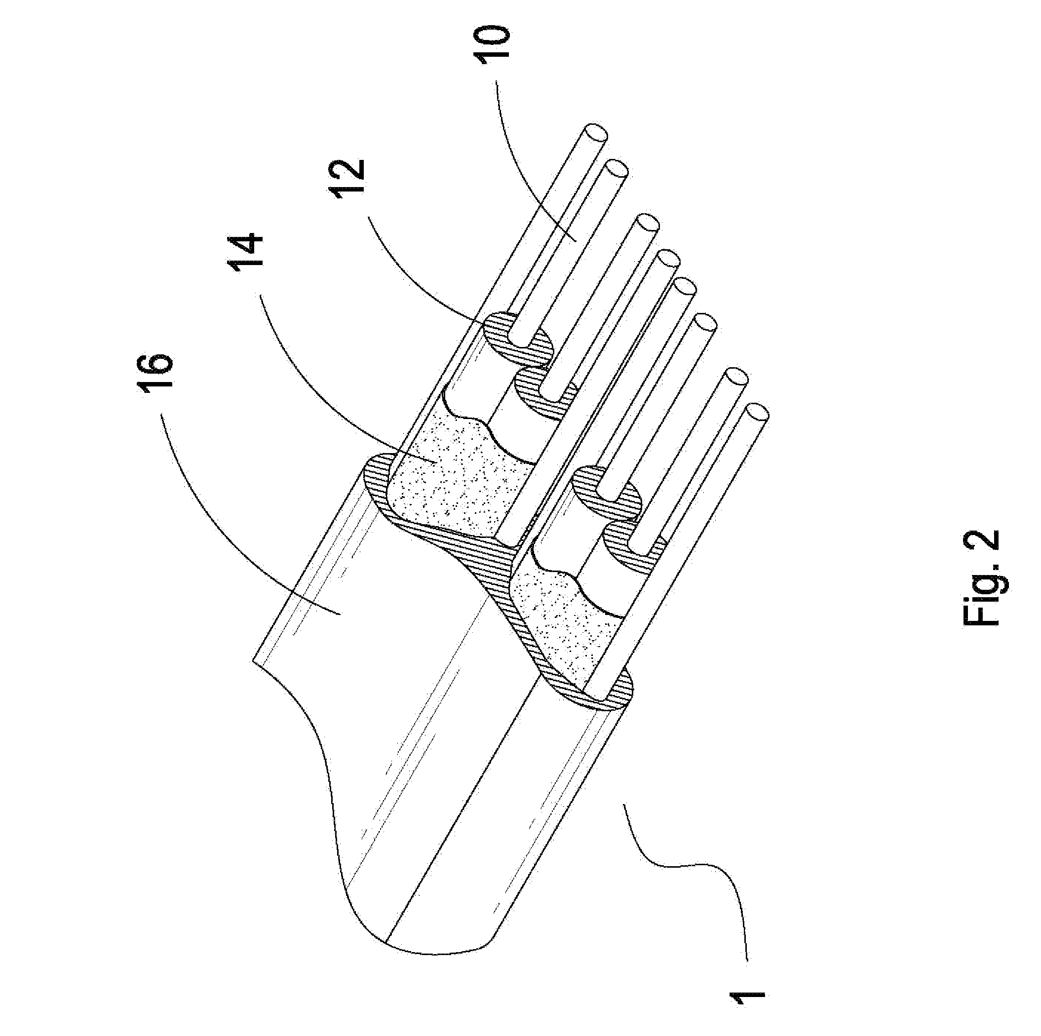 Anti-electromagnetic-interference signal transmission flat cable