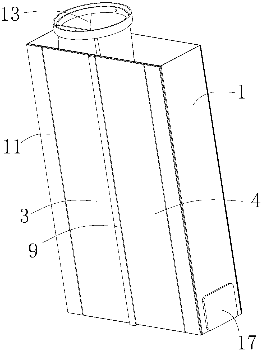 Kitchen ventilator and kitchen ventilator and cooker integrated machine