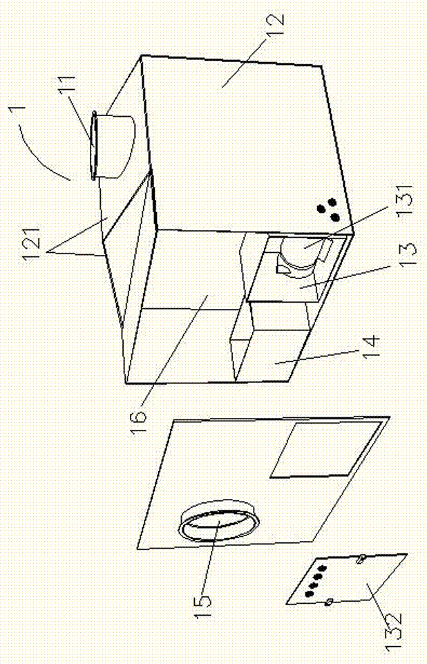 Three-acid waste gas purifying machine