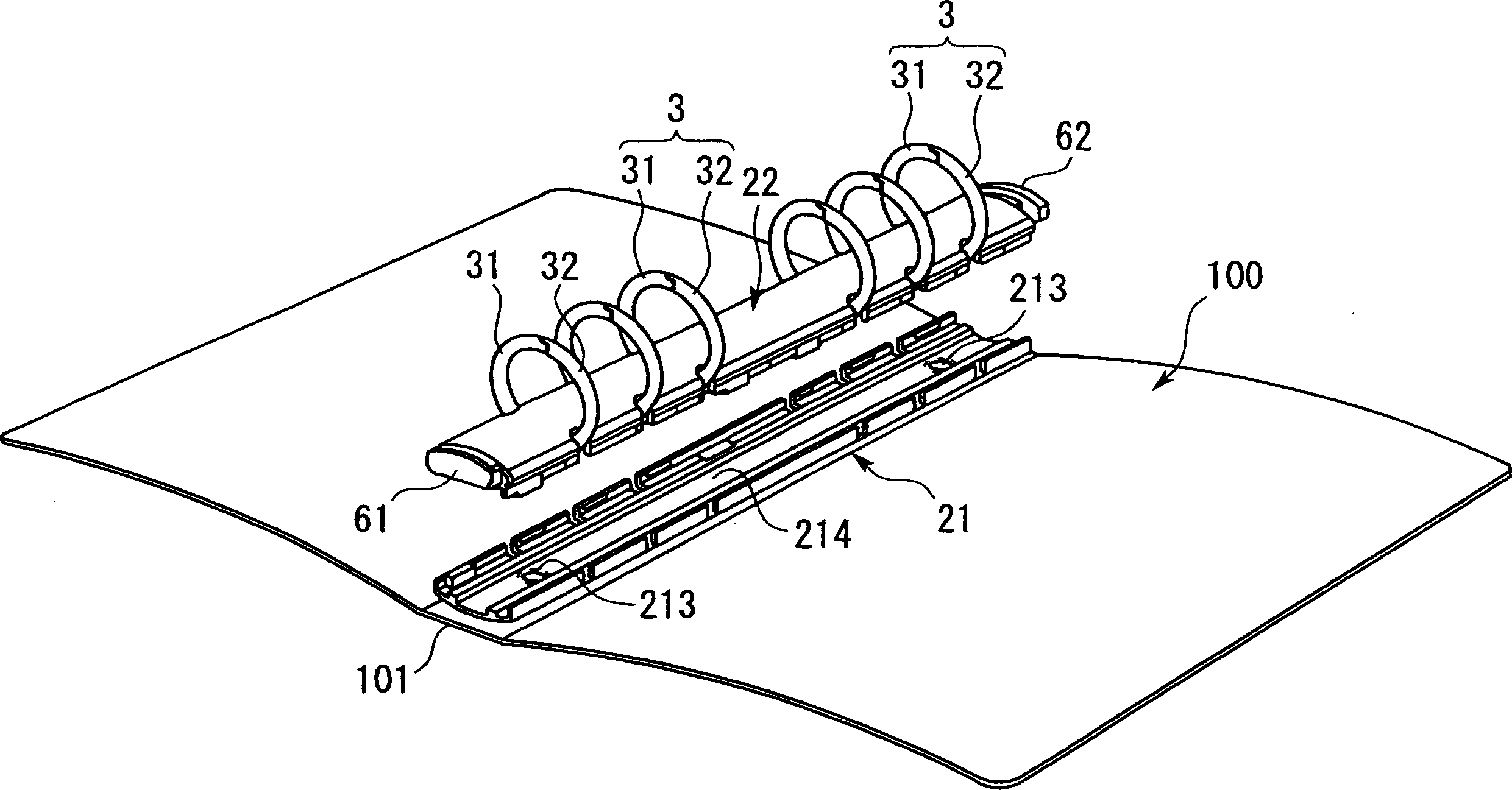 Annular binding member