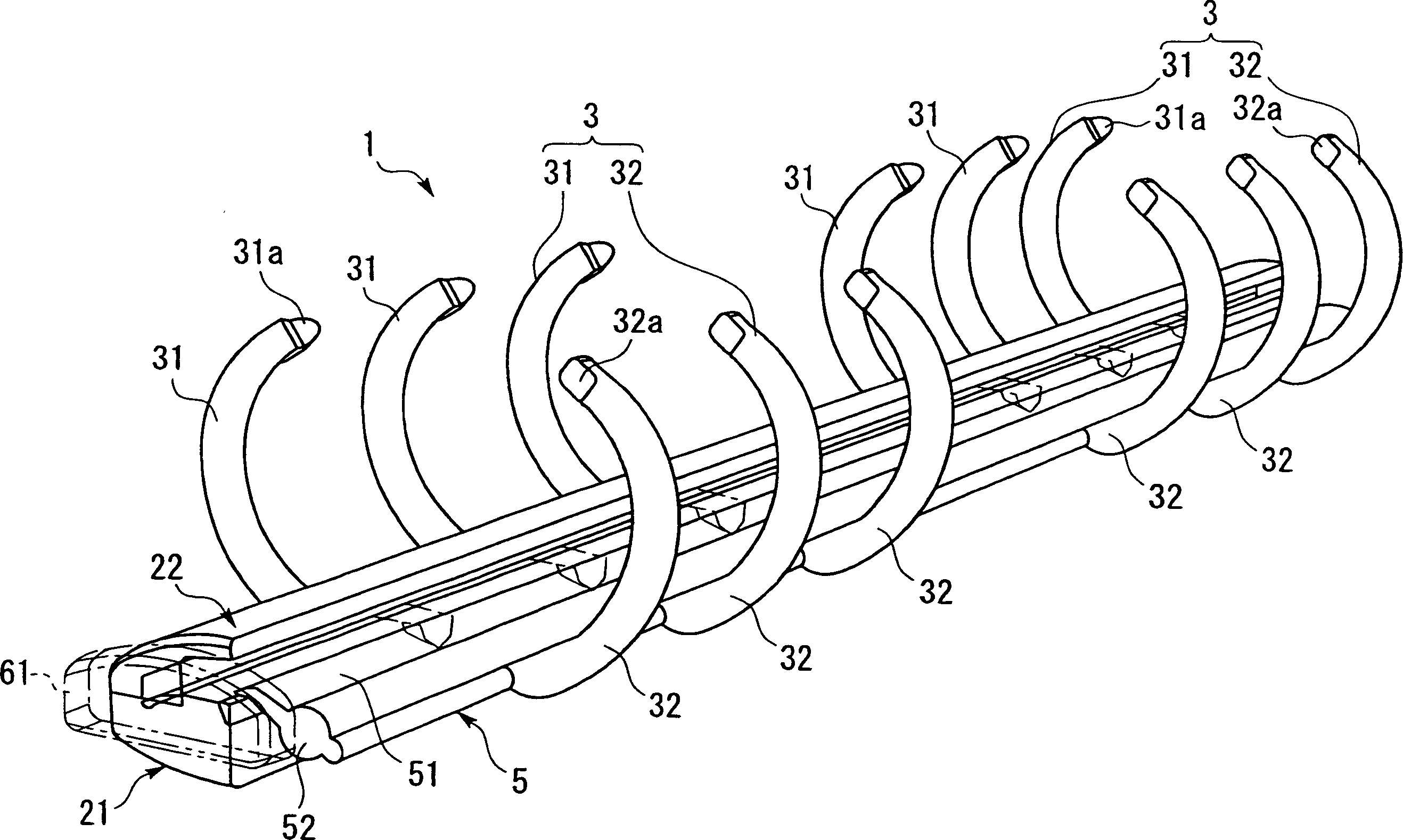 Annular binding member