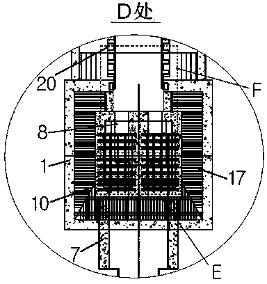 High-efficiency ore drawing process system for ore draw shaft