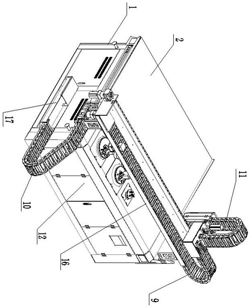 Integrated numerical control dispensing machine structure