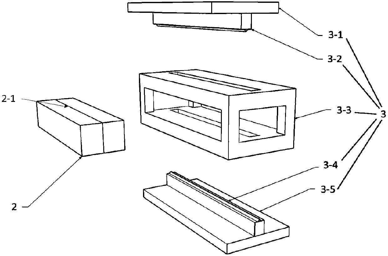 Manufacturing method for manmade rock sample for simulating real form of hydraulic fracturing crack