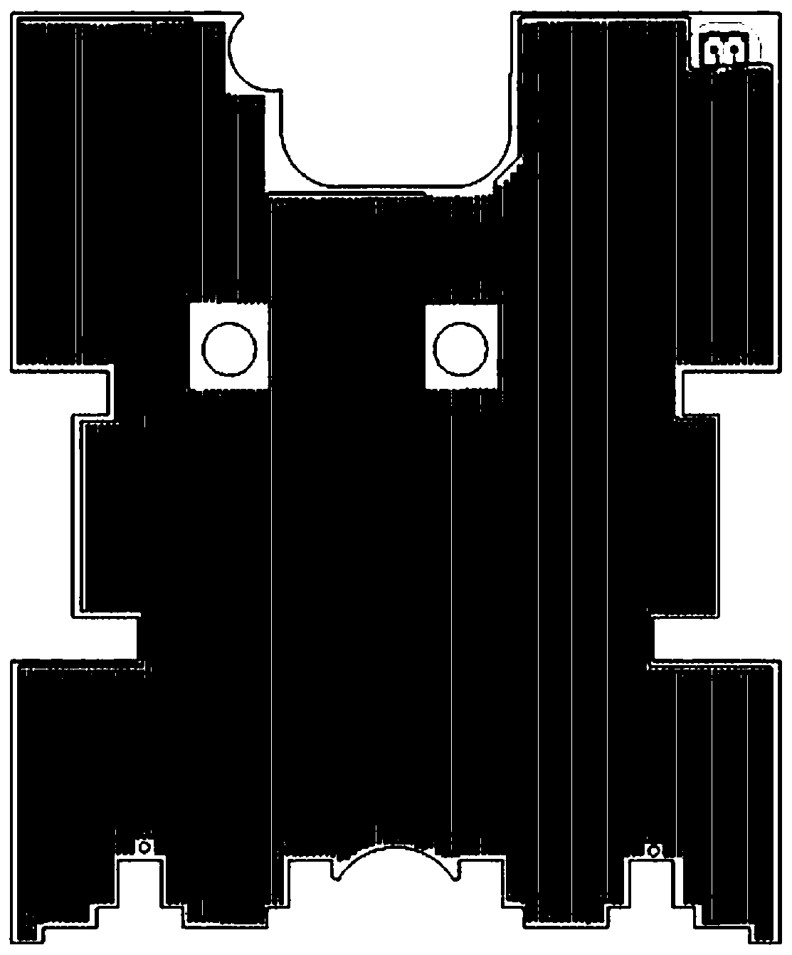 An anti-bottom plate drilling hole electricity stealing watt-hour meter