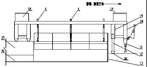 Suspension overturn type tunnel inverted arch formwork trolley and construction method thereof