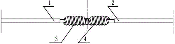 Production method of copper core cable soldered and sealed intermediate joint