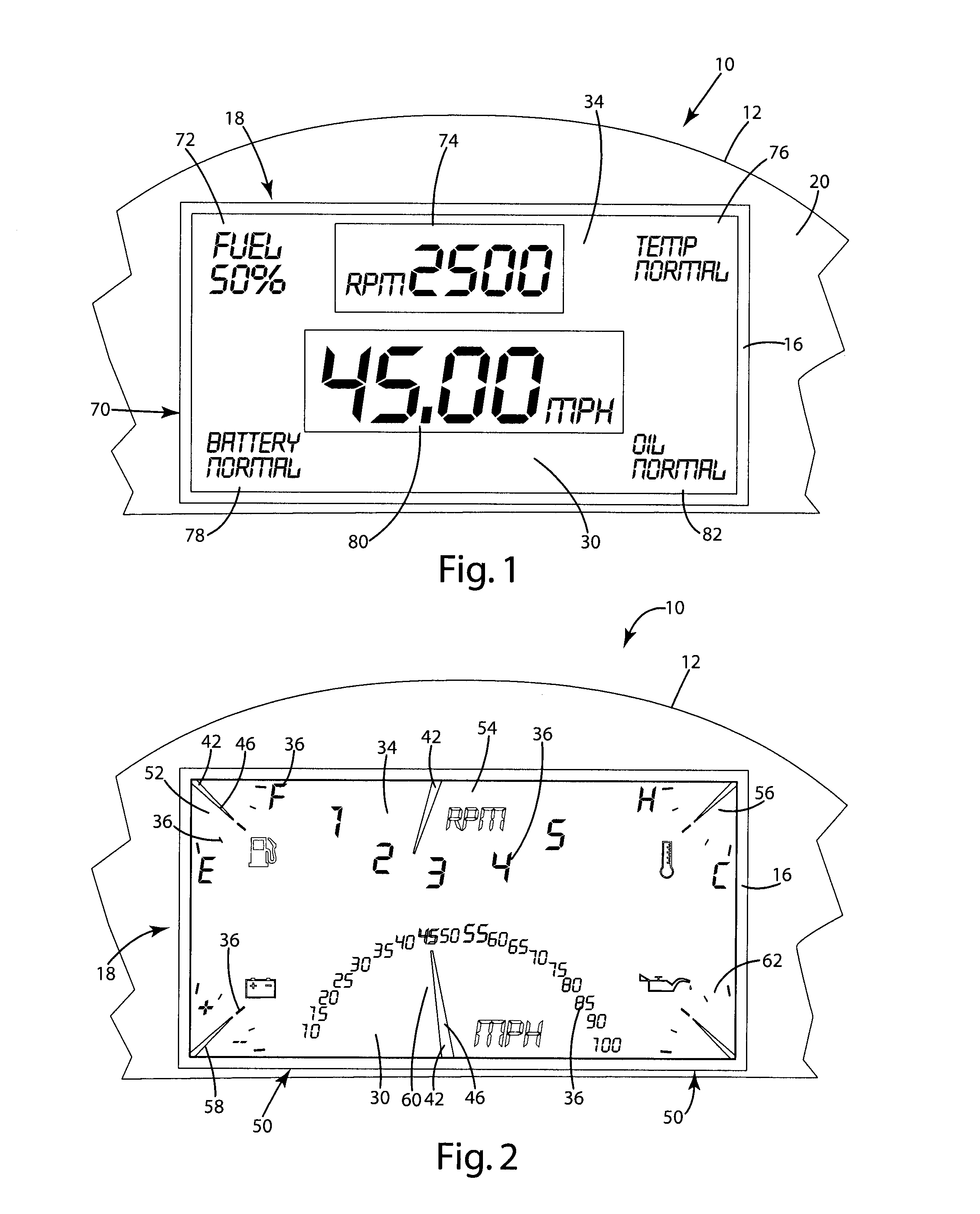 Hidden Offset Pointer Over Reconfigurable Display