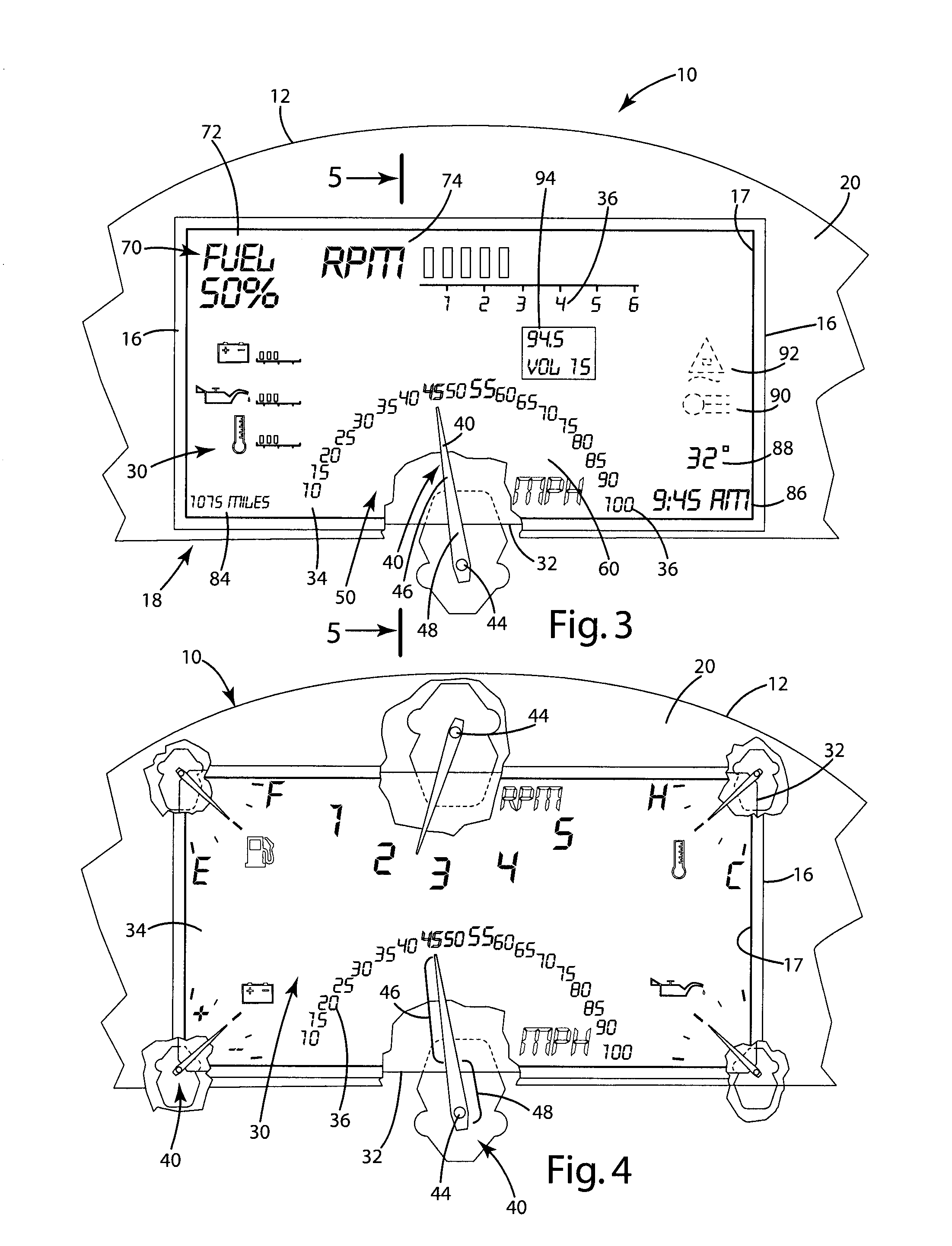 Hidden Offset Pointer Over Reconfigurable Display