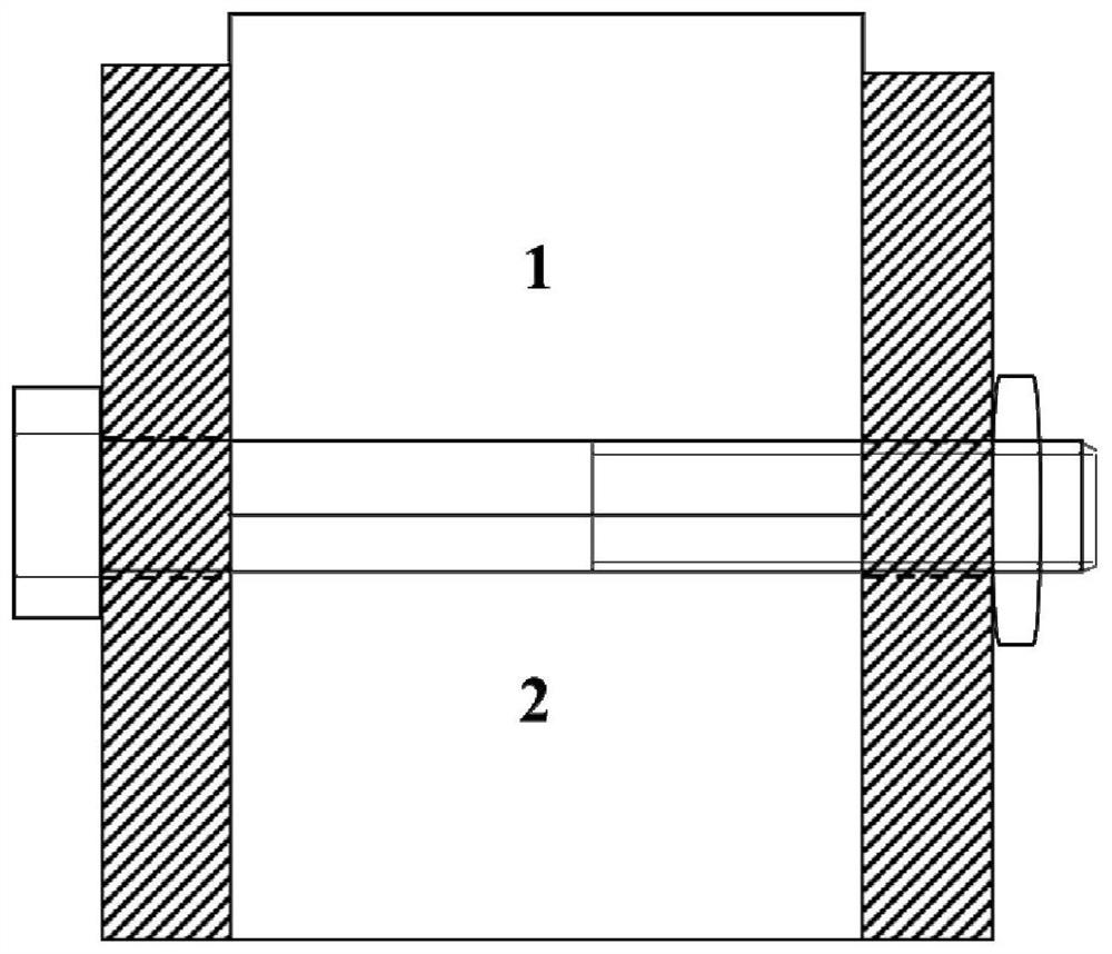 A tial alloy with ti  <sub>2</sub> Diffusion bonding method of alnb alloy