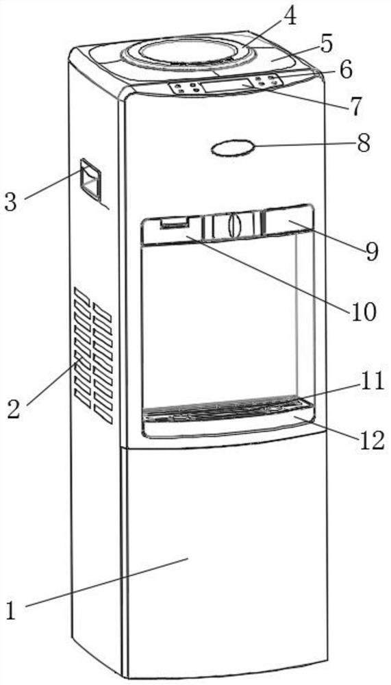 A direct heating type purification heat preservation ceramic water dispenser