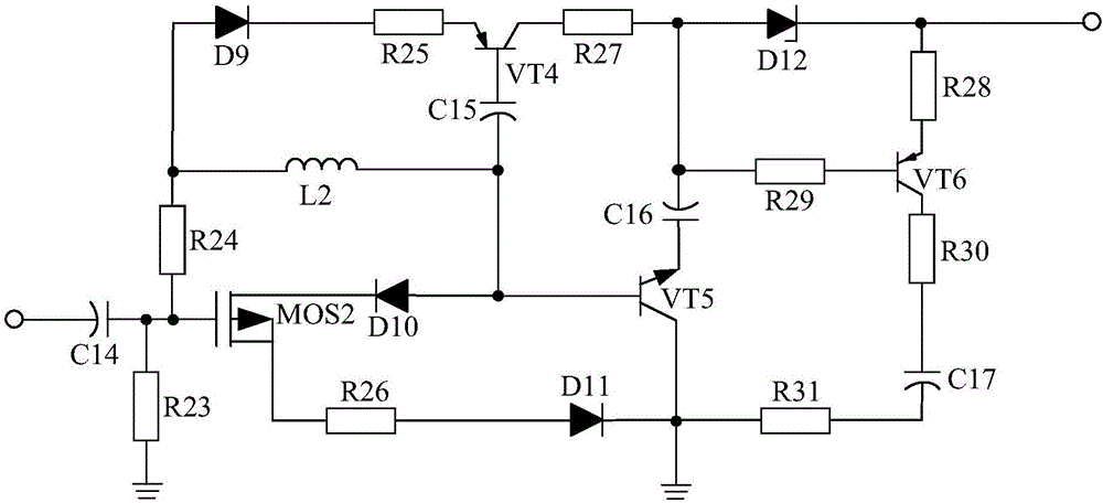 Single-chip switching power supply of contactless air conditioner controller