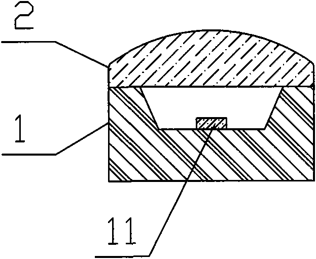 LED light source using PMMA optical filter