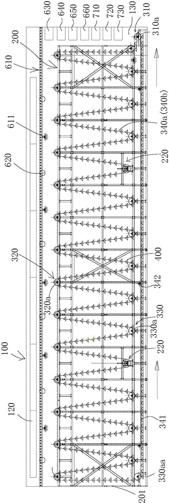 Automatic seedling raising seedbed