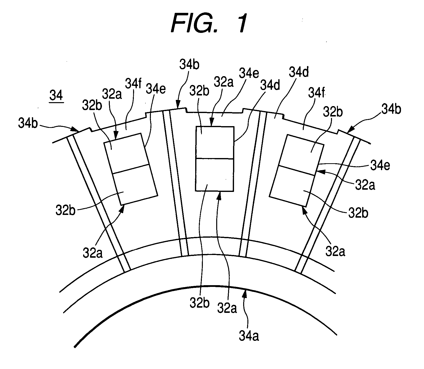 Electric motor with commutator, and manufacturing method of armature and starter motor for engine