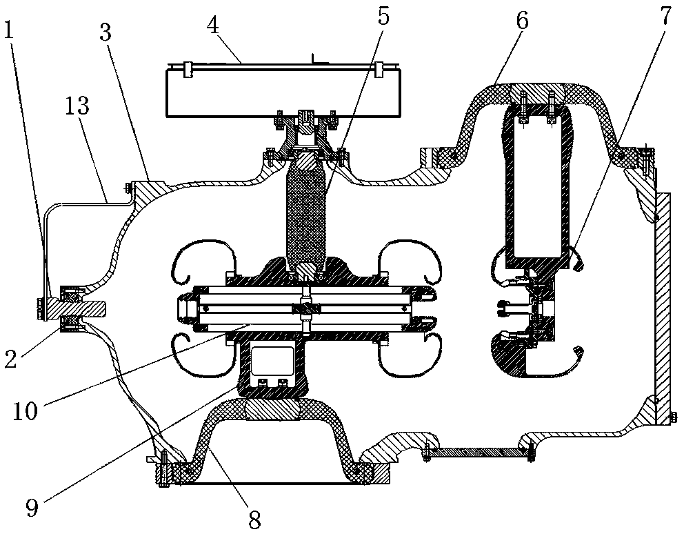 A three-position isolating grounding switch and its barrel