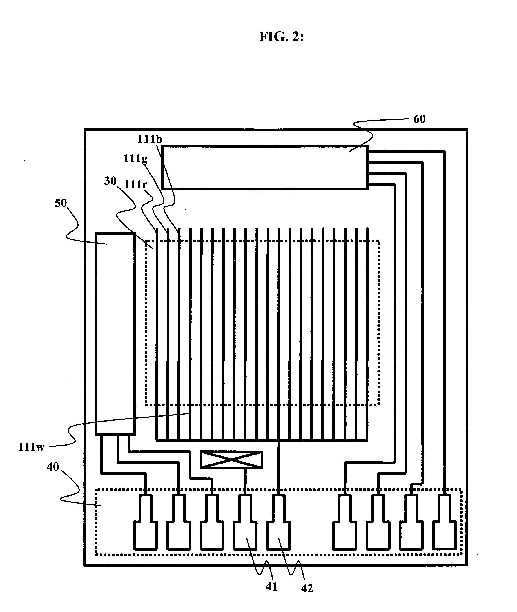 OLED display with improved power performance