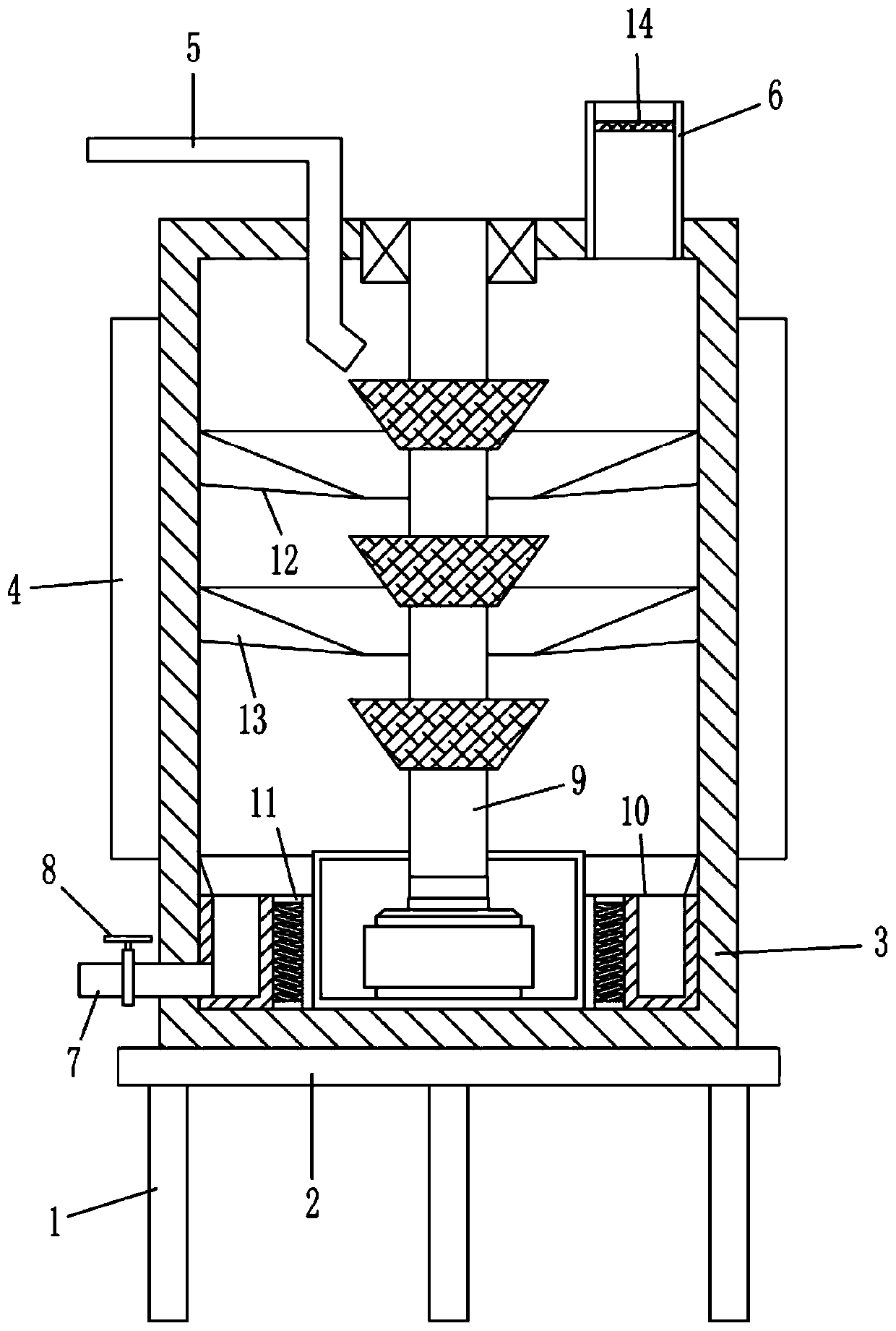 Efficient massecuite separator for sugar making